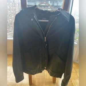 Zara Faux Leather Jacket